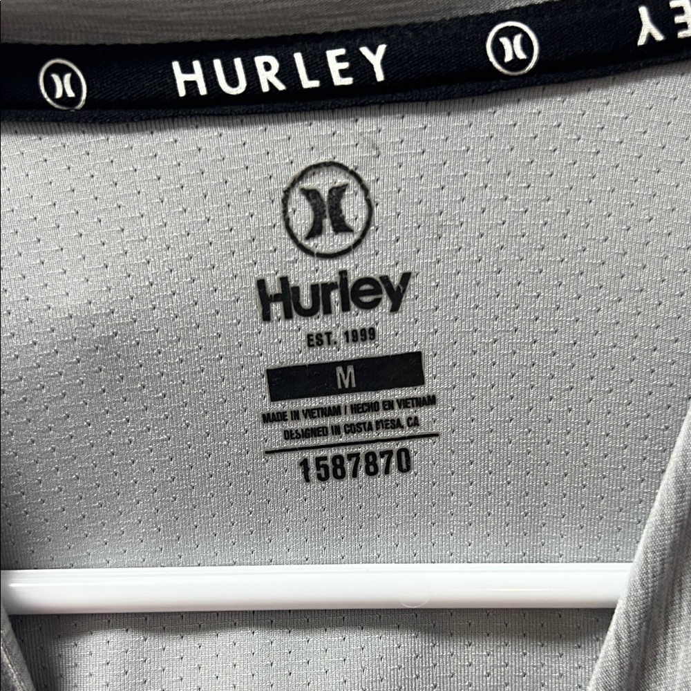 Hurley Light Gray Hoodie - Picture 2 of 3